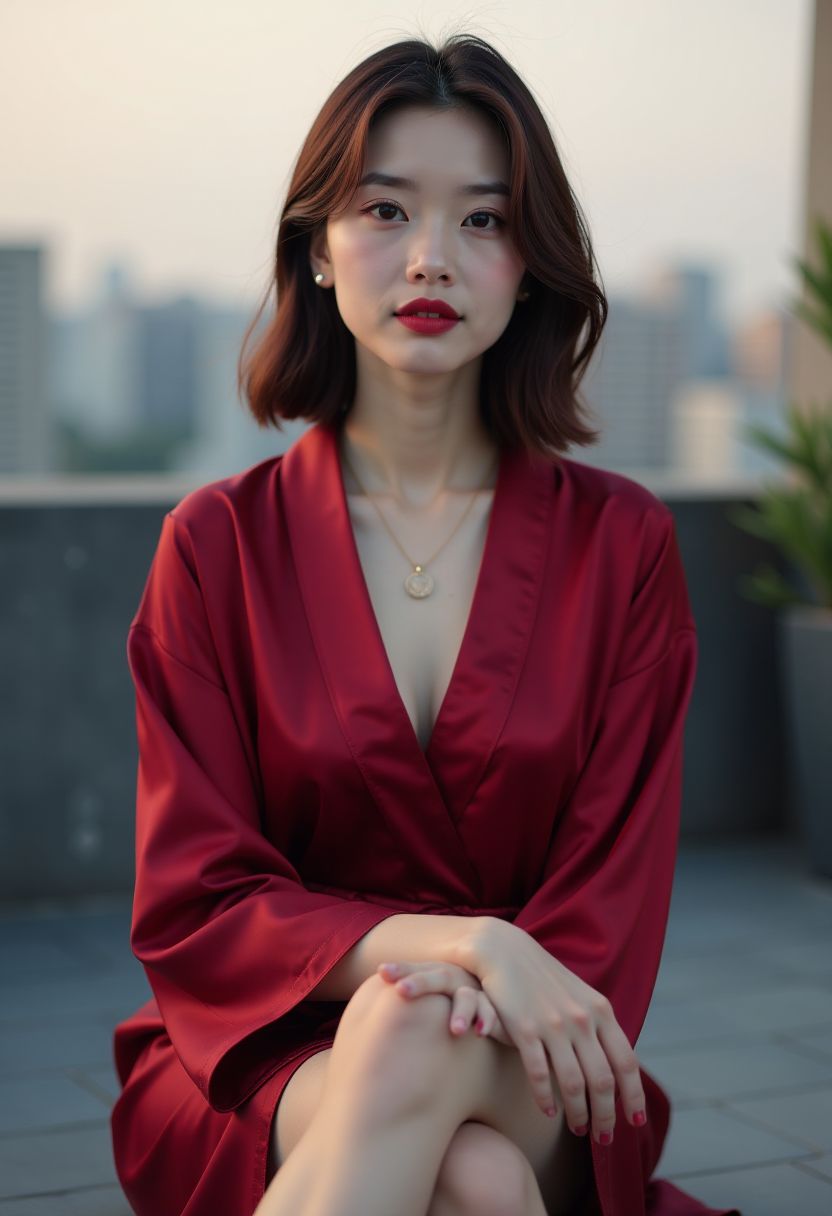 月光下的她